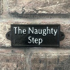 Cast Iron “Naughty Step”