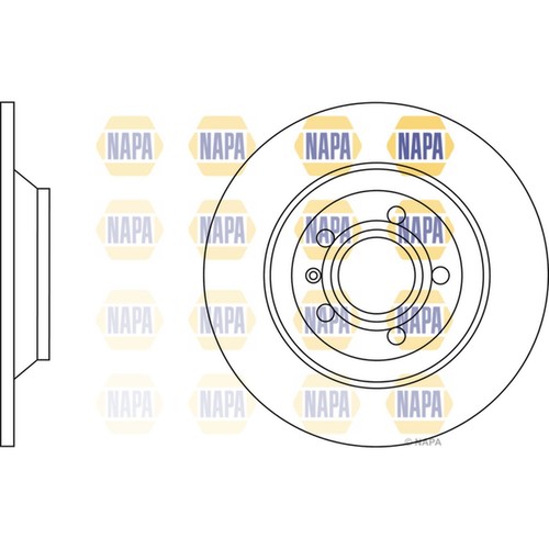 Brake discs solid - brake, for
