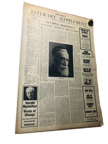 Newspaper the times - newspaper, literary
