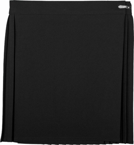 Girls black school gym skirt - girls,