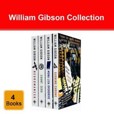 William Gibson Neuromancer Trilogy Collection 4 Books Count Zero, Burning Chrome