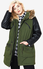 ellos Quilted Faux Leather