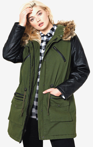 Ellos quilted faux leather - quilted,