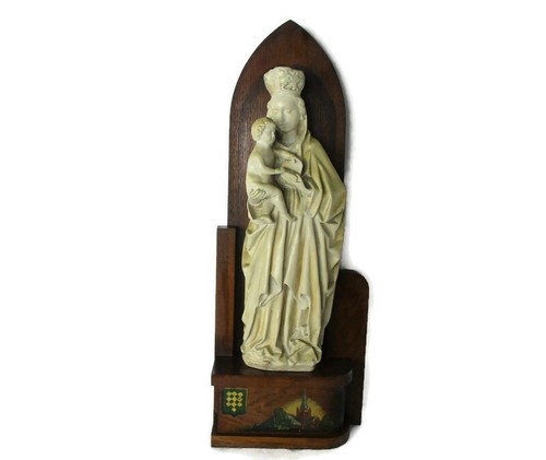 Hand painted chapel niche - hand,