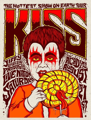 Kiss concert vintage band - -,