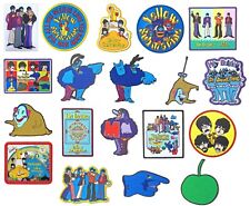 official THE BEATLES merchandise LOGO SEW ON PATCH - YELLOW SUBMARINE RANGE 