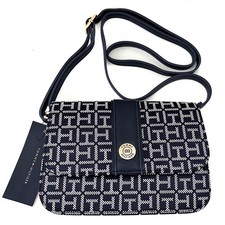 TOMMY HILFIGER Handbag | Navy Blue Logo Cross-Body Bag | Christmas Gift