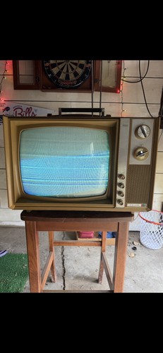 Vintage portable 1970 s - portable, tv