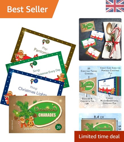 Festive charades cards - charades, for