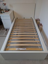 IKEA SLÄKT White Bed Frame