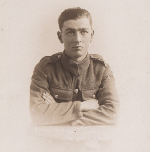 Rppc ww1 british army soldier - rppc,