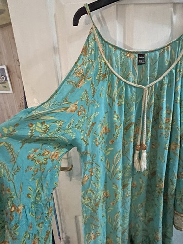 Cold shoulder dress kimono - cold,