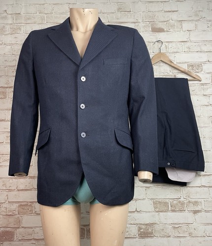 Vintage daks dark blue - dark, suit