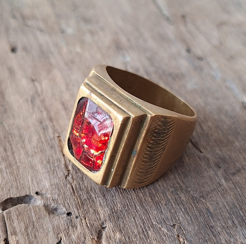 Soviet prison art - ring,, ussr