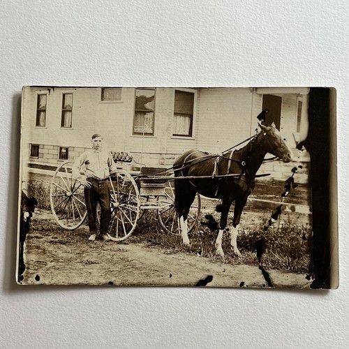 Antique rppc real photograph - real,