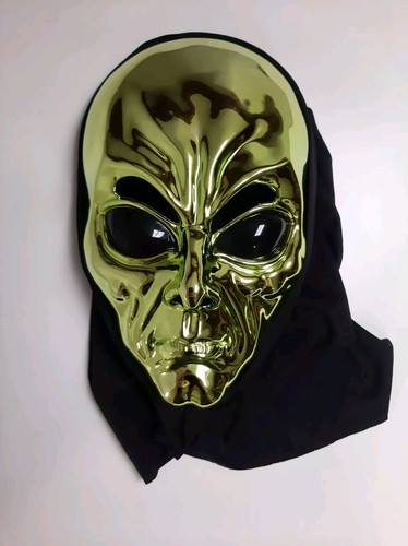 Halloween green alien mask - halloween,