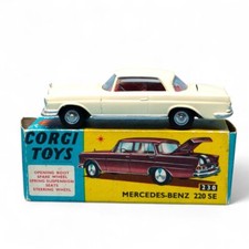 1962 Vintage Corgi Toys 230 MERCEDES-BENZ 220 SE Near Mint & Boxed