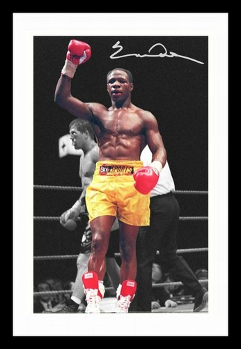 Chris eubank autograph signed - chris,