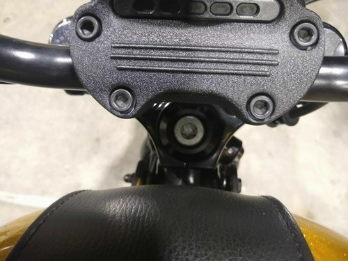 Black stainless handlebar - black,