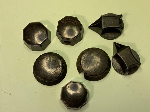 Parts bakelite radio - parts, knobs