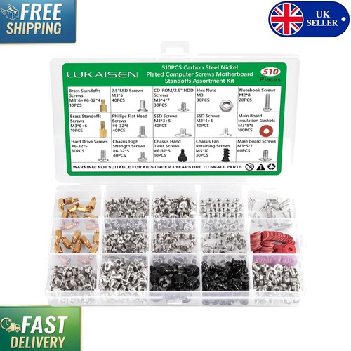 Comprehensive 510pc screw - screw, kits