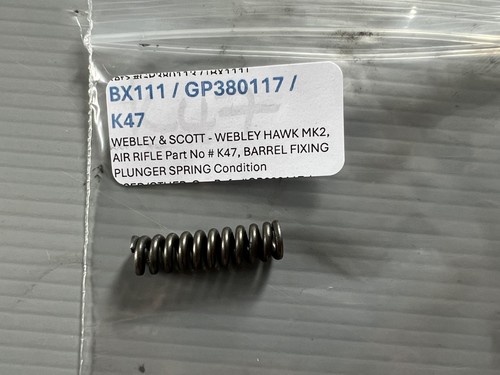 Spare part for webley - webley, scott