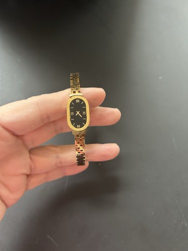 Ladies gold plated quartz - ladies,