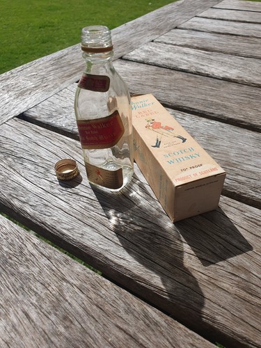 Empty miniature johnnie - miniature,
