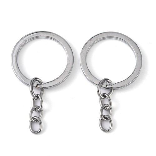 100 keyrings split rings - split,
