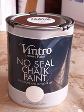 Vintro Paint No Seal Chalk Paint Interior & Exterior Use 1Litre*Dented*No Smells