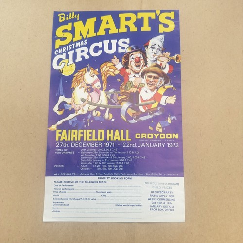 Billy smarts christmas circus - christmas,