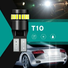 2x White T10 501 194 W5W 24 SMD LED Car CANBUS Wedge Light Bulbs 12V Accessories