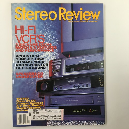 Stereo review magazine january - stereo,