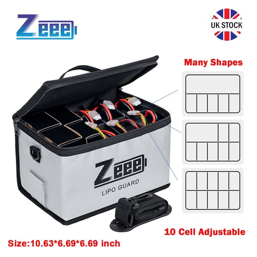 Zeee lipo battery safe bag - zeee,