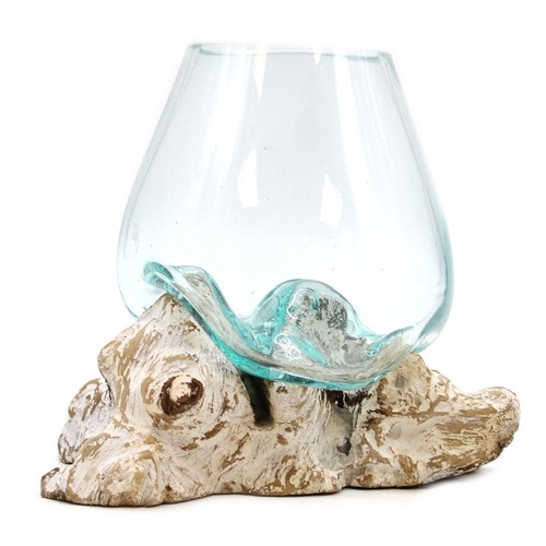Molten glass whitewash wood - molten,