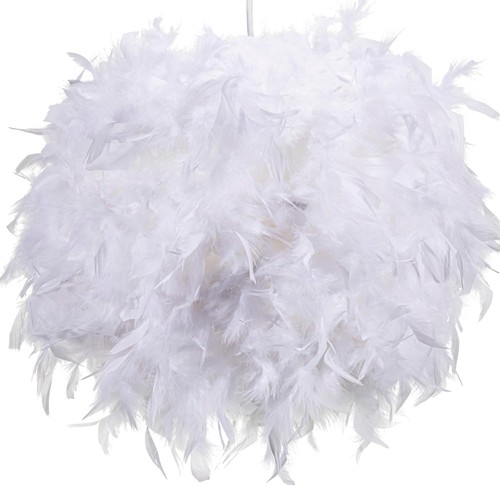 30cm white feather light - 30cm,