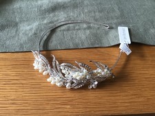 Jon Richard crystal pave leaf