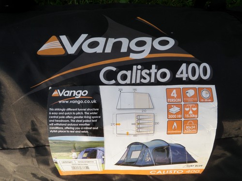 Vango calisto 400 solid - solid, tent