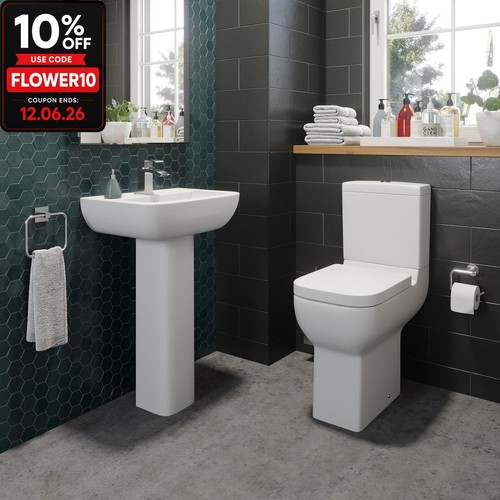 Bathroom cloakroom suite - bathroom,