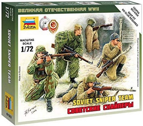 Zvezda models soviet snipers - soviet,