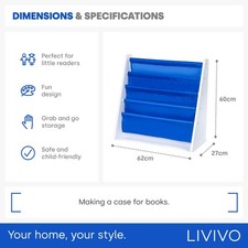 LIVIVO Kids Sling Bookcase