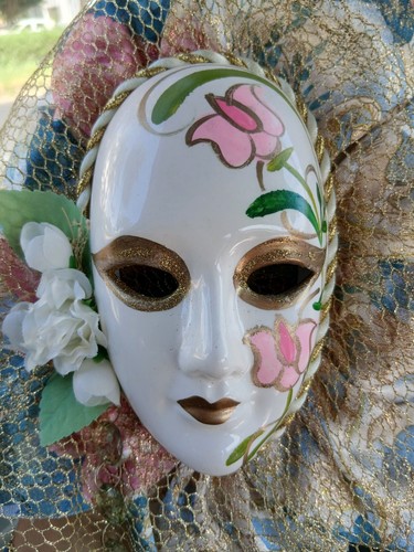 Vintage venetian masquerade - venetian,