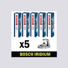 5x Bosch Iridium Spark Plugs
