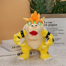 12" Super Mario Bros Large Standing Bowser Plush Toys Stuffed Doll Kid Xmas Gift
