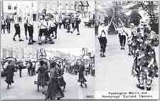 Vintage Postcard Packington Morris Dancers England
