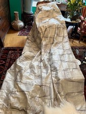 Pair of silk curtains