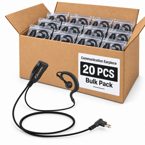 20pcs earpiece headset ptt - headset,