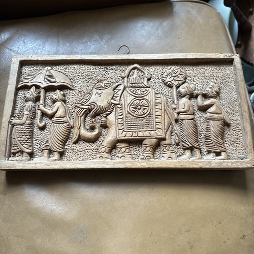 Hand carved indian wooden - indian,