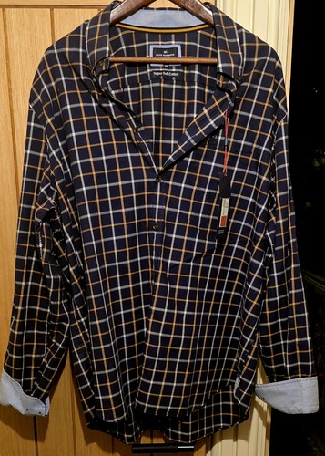 Long sleeved checked shirt - m&s,