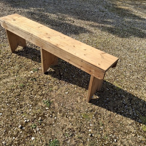 Pine bench seat stool - pine,
